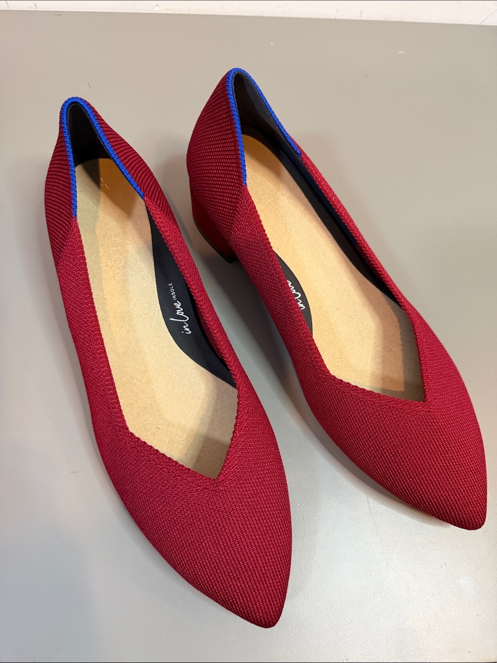 NEW ROTHYS THE HIGH POINT KITTEN HEEL 8.5